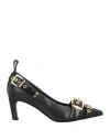 Lella Baldi Woman Pumps Black Size 8 Calfskin