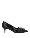 Lella Baldi Woman Pumps Black Size 8 Calfskin