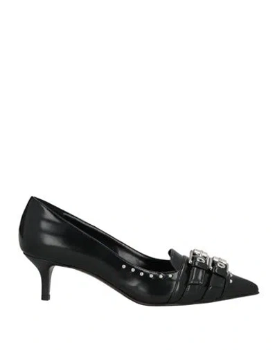 Lella Baldi Woman Pumps Black Size 8 Calfskin