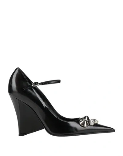 Lella Baldi Woman Pumps Black Size 9 Leather
