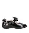 Lelli Kelly Girls Black Kids Angel Charm-embellished Patent-leather 4-9 Years In Black