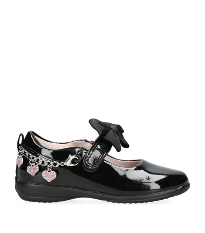 Lelli Kelly Girls Black Kids Angel Charm-embellished Patent-leather 4-9 Years