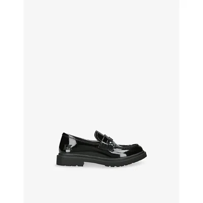 Lelli Kelly Black Kids' Clara Patent-leather Loafers Eur 36 /3.5 Uk