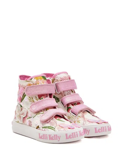 Lelli Kelly Kids' Carrie Floral Butterfly Sneakers In Multi