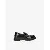 Lelli Kelly Black Kids' Clara Patent Leather Loafers Eur 30 / 12 Uk In Black