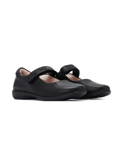 Lelli Kelly Kids' Logo-embroidery Ballerina Shoes In Black