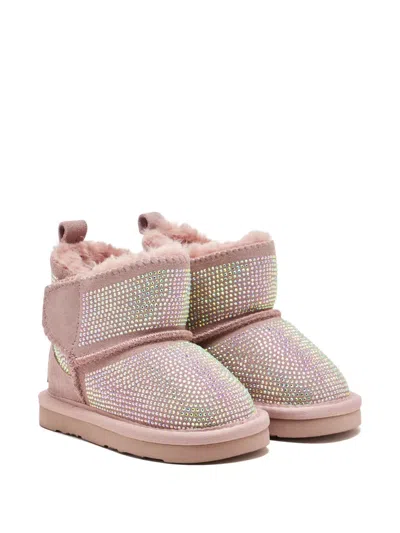 Lelli Kelly Kids' Logo-patch Boots In Pink