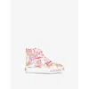 Lelli Kelly Sam Mid-top Flower-sequin Canvas Trainers Mult/other Eur 32 / 13 Uk