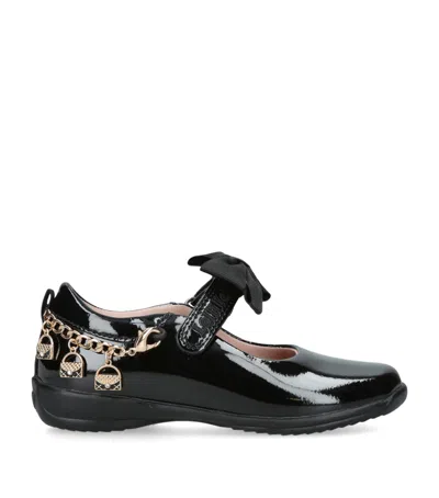 Lelli Kelly Kids' Patent Leather Bow-detail Ashley Shoes In Black