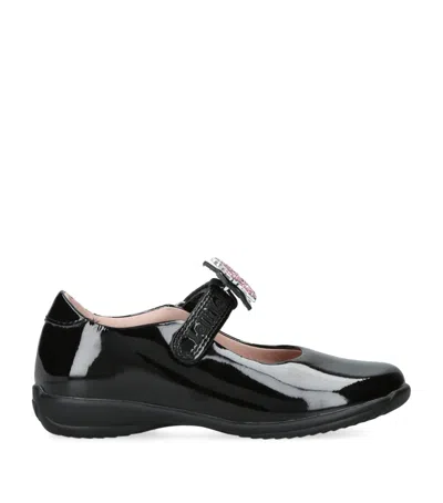 Lelli Kelly Kids' Patent Leather Daisy Mary Janes In Black