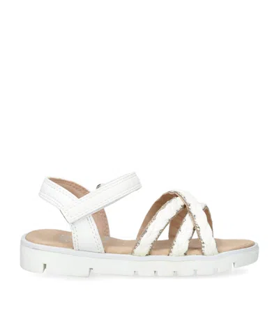 Lelli Kelly Kids' Rhinestone-detail Guilia Sandals In White