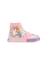 Lelli Kelly Embellished Unicorn Rainbow Sneakers In Pink