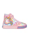 Lelli Kelly Embellished Unicorn Rainbow Sneakers In Pink