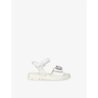 Lelli Kelly White/comb Kids' Ines Faux-leather Sandals Eur 29 / 11 Uk