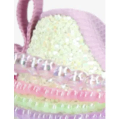 Lelli Kelly Womens Mult/other Kids' Gioiello Gem-embellished Woven Trainers Eur 31 / 12.5 Uk