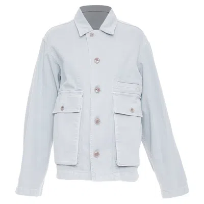 Pre-owned Lemaire 2025 Blue Cotton Denim Workwear Jacket