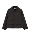 Lemaire 3d-pockets Jacket In Black
