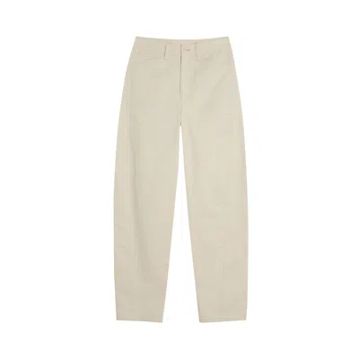 Pre-owned Lemaire 5-pocket Twisted Pants 'creamy White' | Women's Size 38