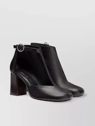LEMAIRE 80MM ALMOND TOE ANKLE BOOTS