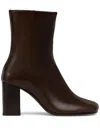 Lemaire Brown Anatomic 80mm Heel Boots In Brown