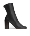 Lemaire 80mm Anatomic Zip-detail Block-heel Boots In Brown