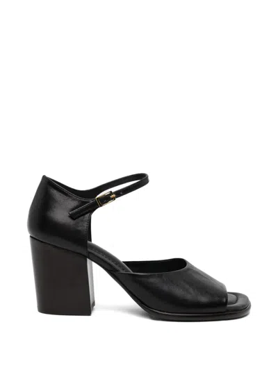 Lemaire 80mm Square Heedled Sandals In Black
