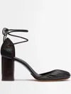 Lemaire 85mm Micro Leather Pumps In Brown