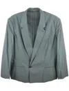 Lemaire Single-breasted Blazer In グレー