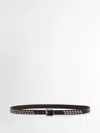 Lemaire Almond Stud Belt 20 In Brown