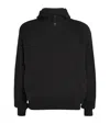 Lemaire Alpaca-wool-blend Button-hood Sweater In Black