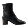 Lemaire Anatomic 55 Ankle Boots In Blue