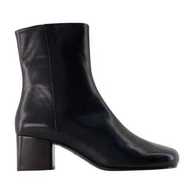 Lemaire Anatomic 55 Ankle Boots In Blue