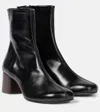 Lemaire Ankle Boots Anatomic 55 Aus Leder In Schwarz