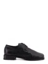 Lemaire Anatomic Derbies Lace Up Shoe In Black
