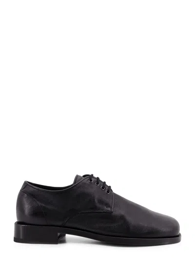 Lemaire Anatomic Derbies Lace Up Shoe In Black