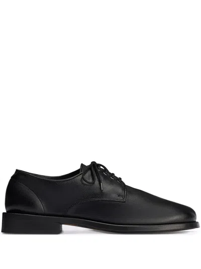 Lemaire Anatomic Lace-up Shoes In Black