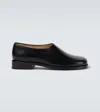 Lemaire Black Anatomic Slip On Loafers In Black