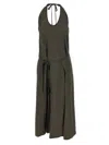 Lemaire Halter Neck Midi Apron Dress With Open Back