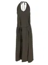 Lemaire Waist Belt Halter Neck Midi Dress