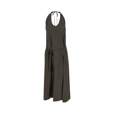 Pre-owned Lemaire Apron Dress 'bark Brown' | Women's Size Xs