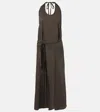 Lemaire Waist Belt Halter Neck Midi Dress