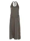 Lemaire Halter Neck Midi Apron Dress With Open Back