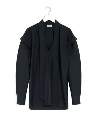 Lemaire Ascot Blouse In Black