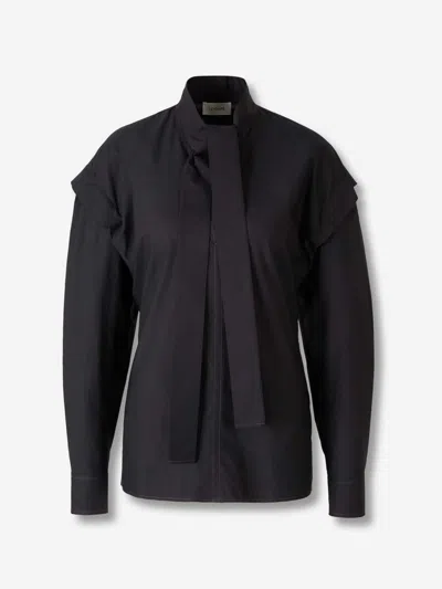 Lemaire Ascot Blouse In Black
