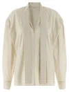Lemaire Ascot Blouse In Neutral