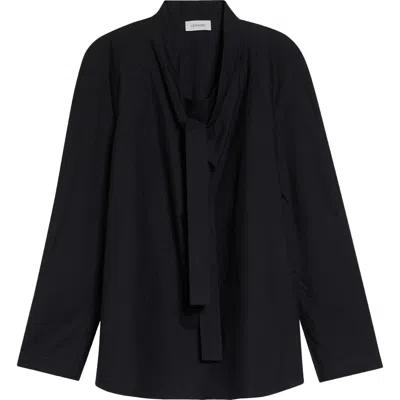 Lemaire Ascot Blouse In Black