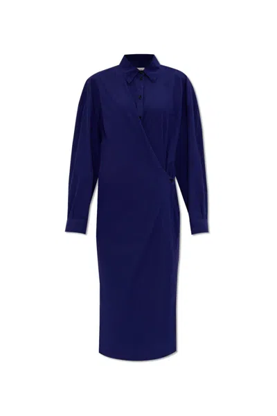 lemaire twisted cotton jersey midi dress Twisted cotton-jersey midi dress - sand