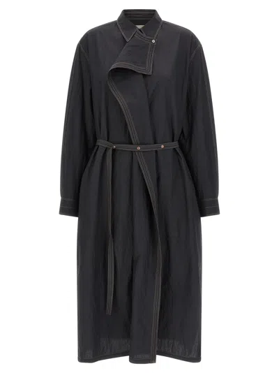 LEMAIRE ASYMMETRICAL SHIRT DRESS
