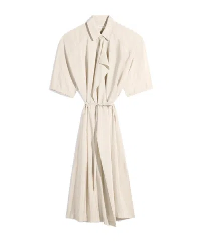 Lemaire Asymmetrical Shirt Dress In Multi