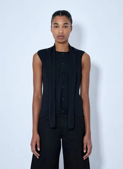 Lemaire Asymmetrical Vest In Blue